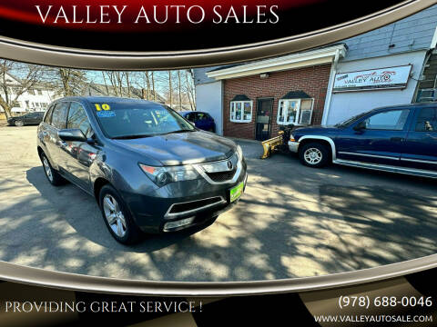 2010 Acura MDX for sale at VALLEY AUTO SALES in Methuen MA