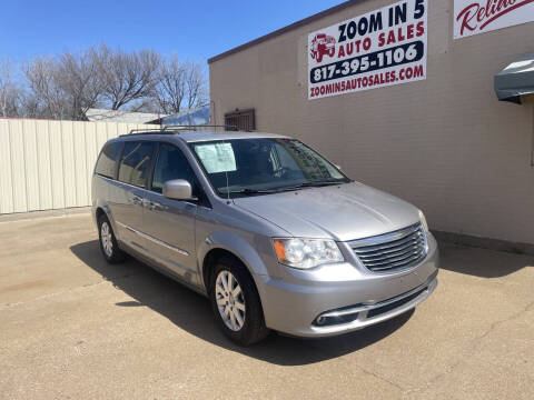 2014 Chrysler Town and Country for sale at Zoom In 5 Auto Sales in Fort Worth TX