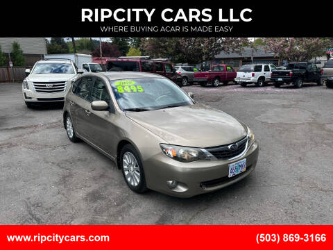 2008 Subaru Impreza for sale at RIPCITY CARS LLC in Portland OR