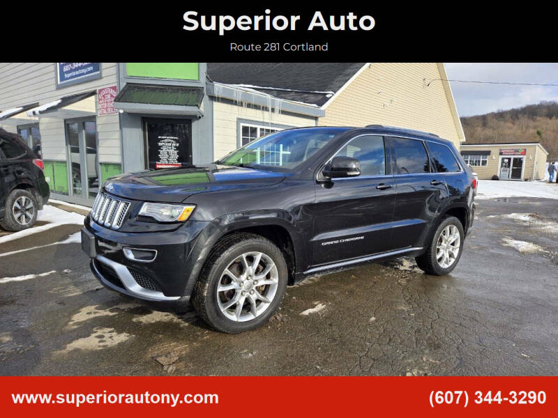 2015 Jeep Grand Cherokee for sale at Superior Auto in Cortland NY