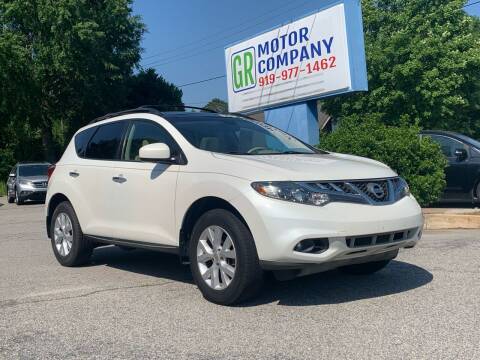 2012 Nissan Murano for sale at GR Motor Company in Garner NC