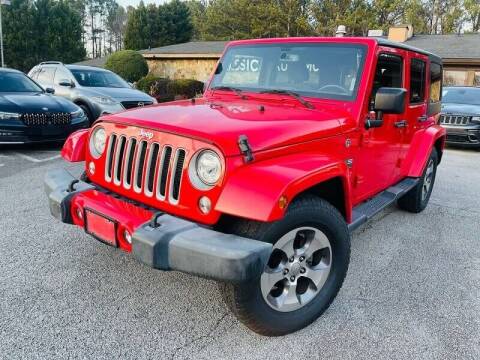 2018 Jeep Wrangler JK Unlimited for sale at Classic Luxury Motors in Buford GA