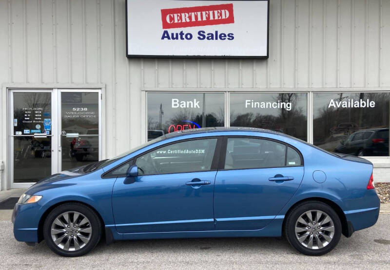 2009 Honda Civic for sale at Certified Auto Sales in Des Moines IA