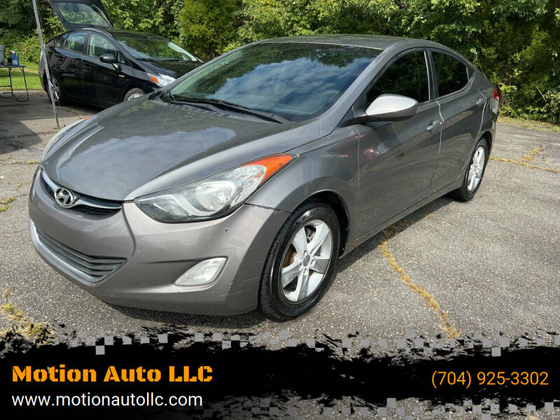 2012 Hyundai Elantra for sale at Motion Auto LLC in Kannapolis NC