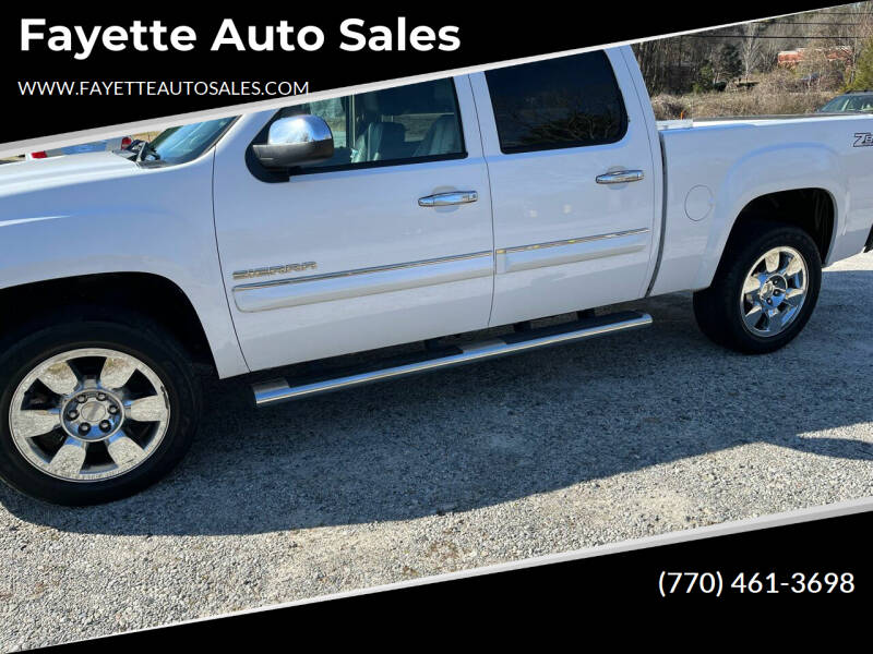 2011 GMC Sierra 1500 for sale at Fayette Auto Sales in Fayetteville GA