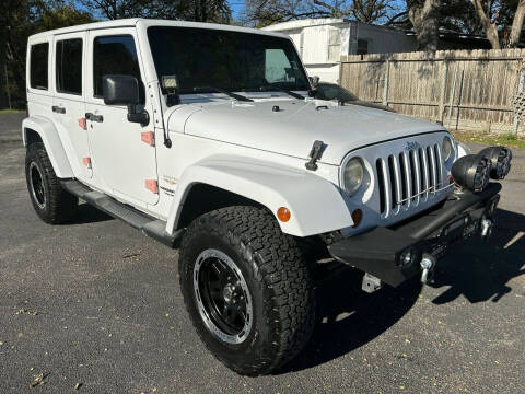 2012 Jeep Wrangler Unlimited for sale at K-M-P Auto Group in San Antonio TX