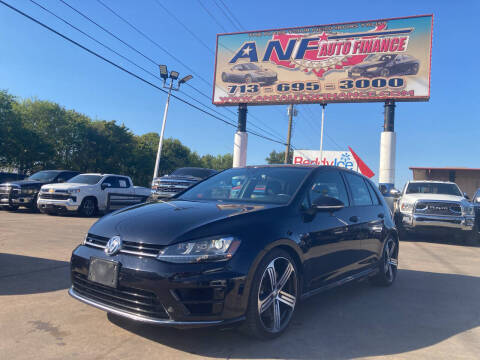 2016 Volkswagen Golf R for sale at ANF AUTO FINANCE in Houston TX