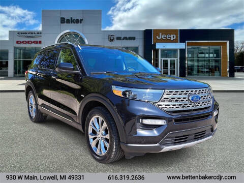2021 Ford Explorer for sale at Baker Chrysler Dodge Jeep Ram in Lowell MI