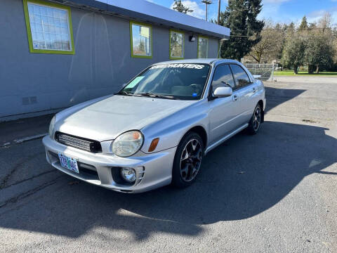 2002 Subaru Impreza for sale at AUTO HUB in Salem OR