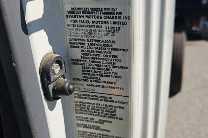 2016 Isuzu NPR-HD