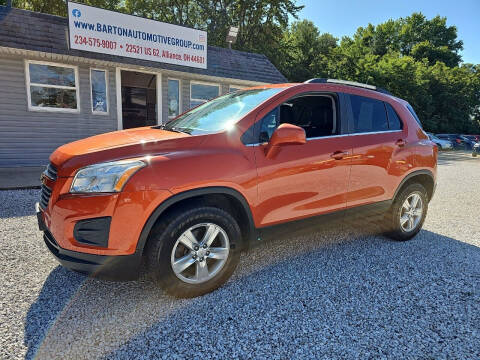 2015 Chevrolet Trax for sale at BARTON AUTOMOTIVE GROUP LLC in Alliance OH