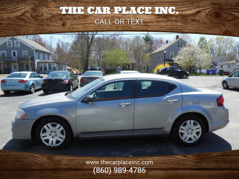 2014 Dodge Avenger for sale at THE CAR PLACE INC. in Somersville CT