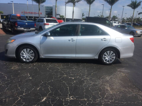2012 Toyota Camry for sale at CAR-RIGHT AUTO SALES INC in Naples FL