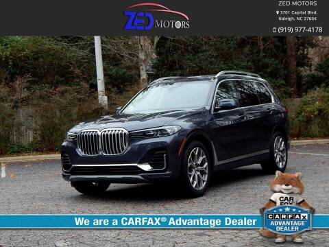 2019 BMW X7 for sale at Zed Motors in Raleigh NC