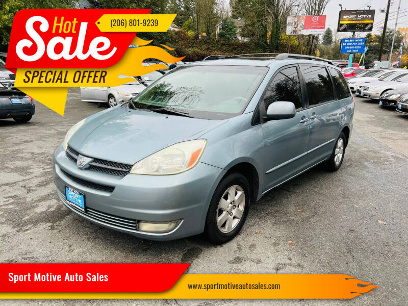 2004 Toyota Sienna for sale at Sport Motive Auto Sales in Seattle WA