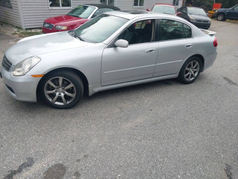 2006 Infiniti G35 for sale at Greg's Auto Village in Windham NH