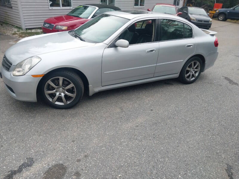 2006 Infiniti G35 for sale at Greg's Auto Village in Windham NH