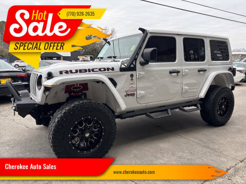 2018 Jeep Wrangler Unlimited for sale at Cherokee Auto Sales in Acworth GA