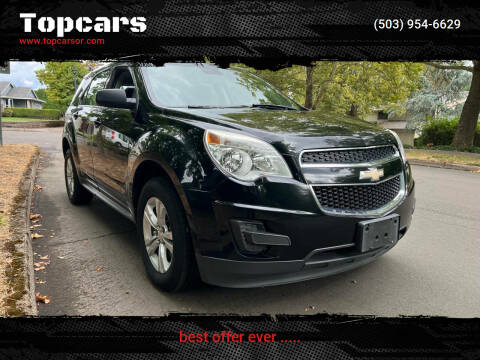 2013 Chevrolet Equinox for sale at Topcars in Wilsonville OR