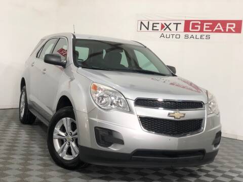 2013 Chevrolet Equinox for sale at Next Gear Auto Sales in Westfield IN