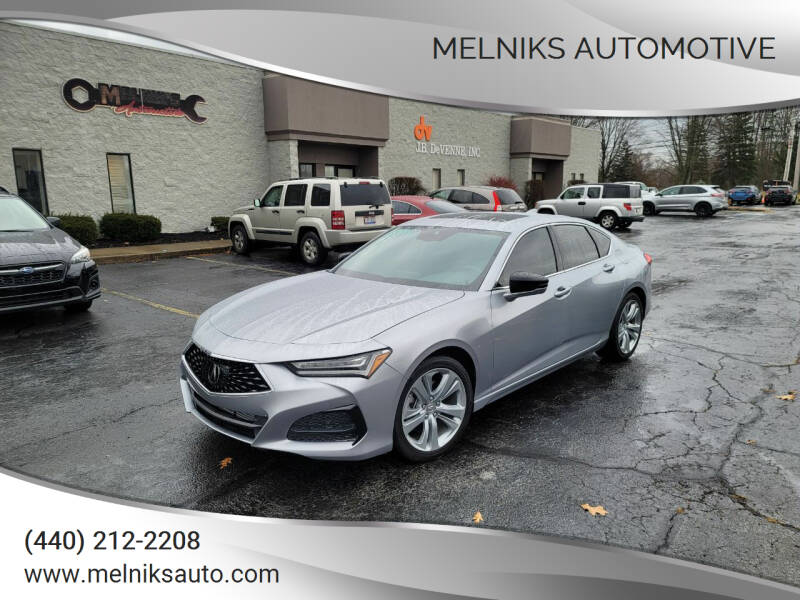 2021 Acura TLX for sale at Melniks Automotive in Berea OH