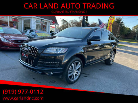 2014 Audi Q7 for sale at CAR LAND  AUTO TRADING in Raleigh NC