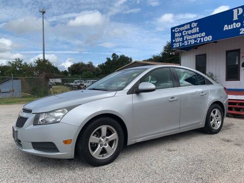 2013 Chevrolet Cruze for sale at P & A AUTO SALES in Houston TX