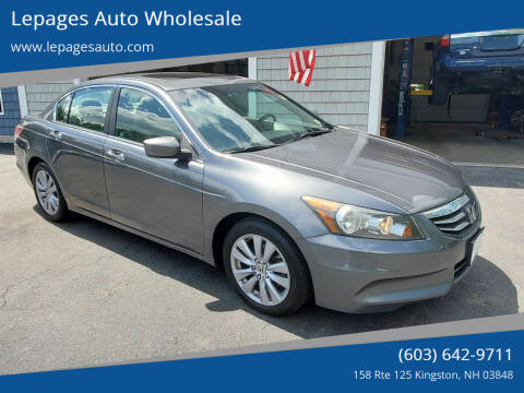 2011 Honda Accord for sale at Lepages Auto Wholesale in Kingston NH