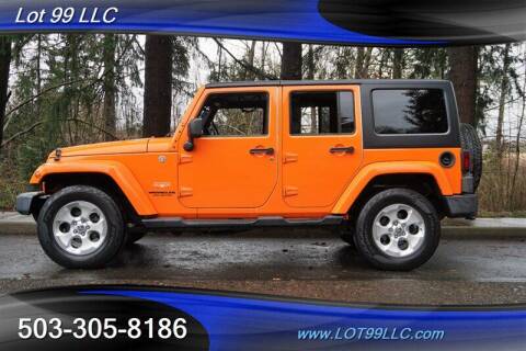 2013 Jeep Wrangler Unlimited for sale at LOT 99 LLC in Milwaukie OR