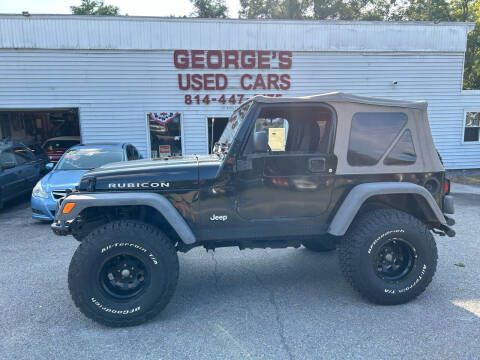 2004 Jeep Wrangler for sale at George's Used Cars Inc in Orbisonia PA