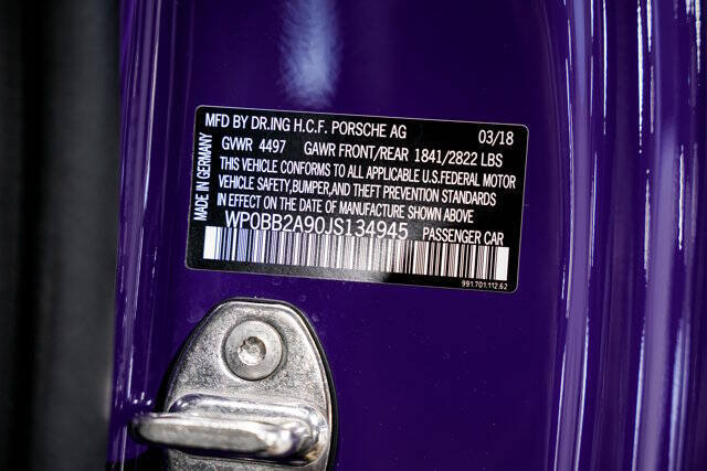 2018 Porsche 911 Targa 4 GTS