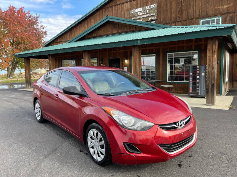 2013 Hyundai Elantra for sale at Coeur Auto Sales in Hayden ID