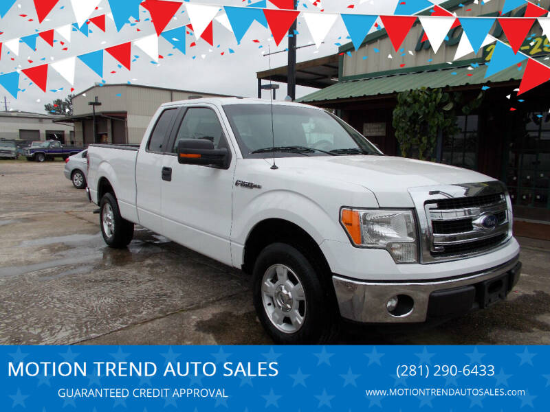 2013 Ford F-150 for sale at MOTION TREND AUTO SALES in Tomball TX