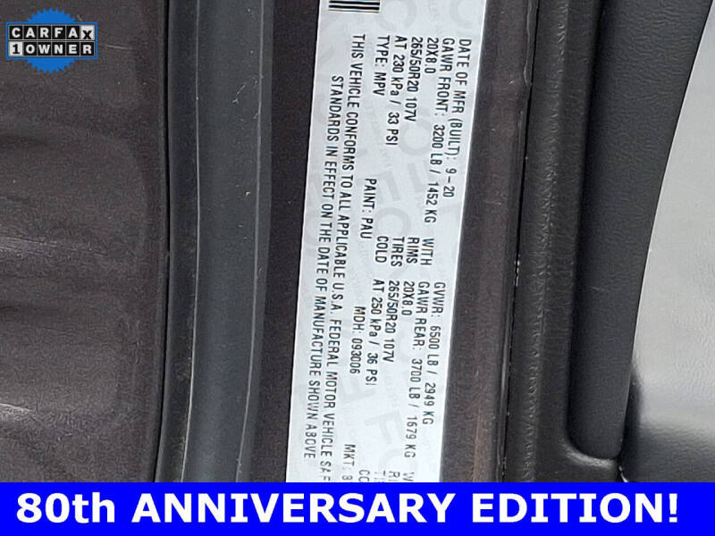 2021 Jeep Grand Cherokee 80th Anniversary Edition