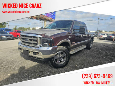 2004 Ford F-250 Super Duty for sale at WICKED NICE CAAAZ in Cape Coral FL