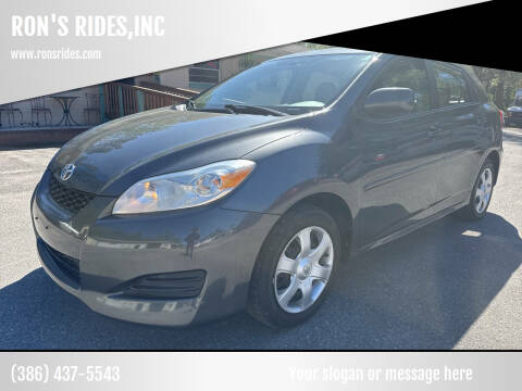 2010 Toyota Matrix for sale at RON'S RIDES,INC in Bunnell FL