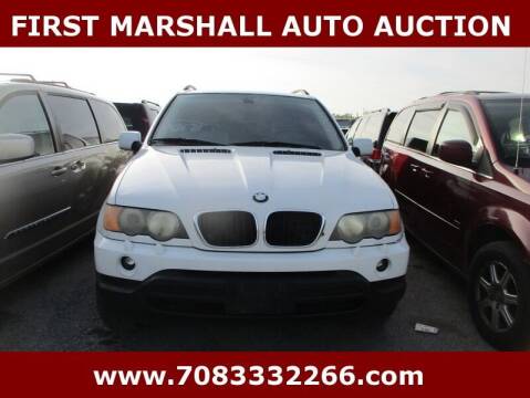 2002 BMW X5 for sale at First Marshall Auto Auction in Harvey IL