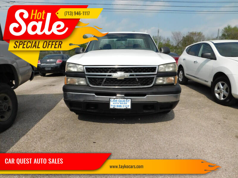 2006 Chevrolet Silverado 1500 for sale at CAR QUEST AUTO SALES in Houston TX