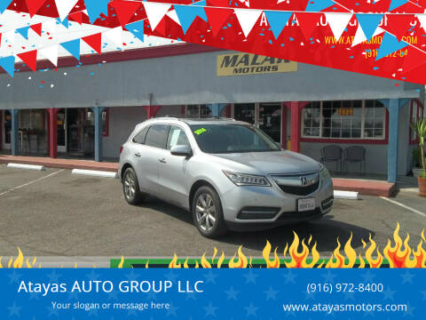 2014 Acura MDX for sale at Atayas AUTO GROUP LLC in Sacramento CA