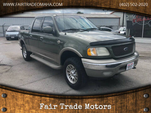 2001 Ford F-150 for sale at FAIR TRADE MOTORS in Bellevue NE