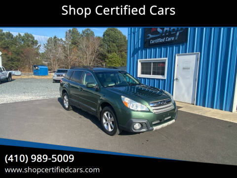 2013 Subaru Outback for sale at Shop Certified Cars in Easton MD