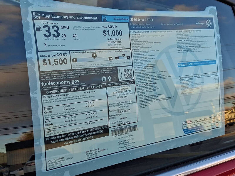 2026 Volkswagen Jetta SE