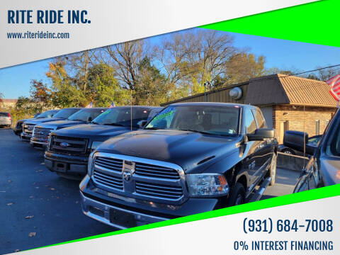 2016 RAM 1500 for sale at RITE RIDE INC. - Rite Ride Inc 2 in Shelbyville TN