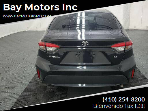 2021 Toyota Corolla for sale at Bay Motors Inc in Baltimore MD