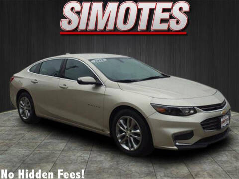 2016 Chevrolet Malibu for sale at SIMOTES MOTORS in Minooka IL