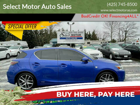 2014 Lexus CT 200h for sale at Select Motor Auto Sales in Lynnwood WA