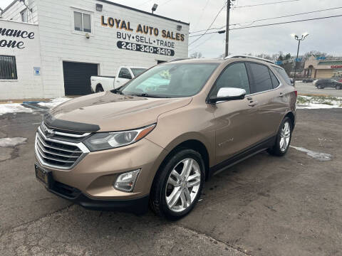 2018 Chevrolet Equinox for sale at Loyal Auto Sales in Pontiac MI