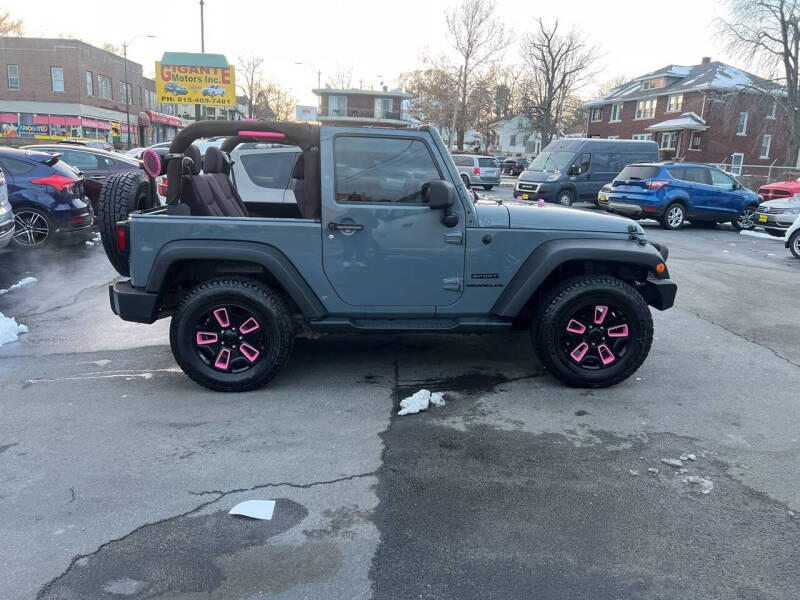 2014 Jeep Wrangler for sale at GIGANTE MOTORS INC in Joliet IL