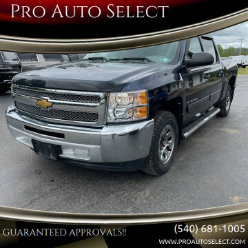 2012 Chevrolet Silverado 1500 for sale at Pro Auto Select in Fredericksburg VA