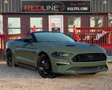 2020 Ford Mustang for sale at REDLINE AUTO SALES LLC in Cedar Creek TX